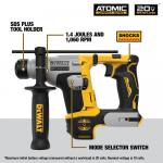 DEWALT ATOMIC 20V MAX Cordless Brushless Ultra-Compact 5/8 in. SDS Plus Hammer Drill (Tool Only)