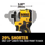 DEWALT ATOMIC 20V MAX Lithium-Ion Cordless 1/4 in. Brushless Impact Driver Kit, 5 Ah Battery, Charger, and Bag