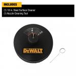 DEWALT Universal 18 in. Surface Cleaner for Cold Water Pressure Washers Rated up to 3700 PSI