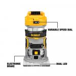 DEWALT(Tool Only) DCW600B 20V MAX XR Cordless Brushless Fixed Base Compact Router