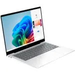 HP - OmniBook X - Copilot+ PC - 14" 2.2K Touch-Screen Laptop - Glacier Silver (14-fe1003dx/A9FF7UA#ABA)