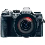 Olympus OM SYSTEM OM-1 4K Mirrorless Camera with Lens – Black