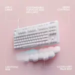 Logitech G713 Aurora TKL Wired Mechanical Gaming Keyboard - White Mist