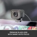 Logitech - StreamCam Plus 1080 Webcam for Content Creation and Live Streaming - Graphite (960-001280)