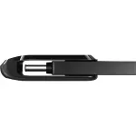 SanDisk 256GB Dual USB-A/USB-C Flash Drive – Black