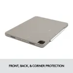 Logitech - Combo Touch Keyboard Folio for Apple iPad Pro 12.9" (5th & 6th Gen) - Sand (920-010119)