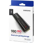 Samsung - Refurbished 980 PRO 2TB NVMe SSD with Heatsink for PS5