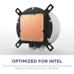 NZXT Kraken Elite 280mm RGB Liquid Cooler with 60FPS Display - White