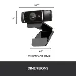 Logitech C922 Pro Stream 1080p Webcam – Black