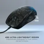Turtle Beach - Pure SEL Ultra-Light Wired Ergonomic RGB Gaming Mouse - Wired - Black (TBM-1001-05)