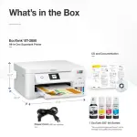 Epson EcoTank ET-2850 All-in-One Supertank Printer – White