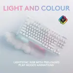 Logitech - G715 Aurora Collection TKL Wireless Mechanical Tactile Switch Gaming Keyboard - White Mist (920-01045)