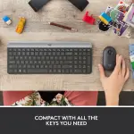 Logitech MK470 Wireless Keyboard & Mouse Bundle – Black/Gray