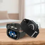 Insignia™ - Rugged Bumper Case for Apple Watch Ultra 49mm - Black (NS-AWBC49B1)