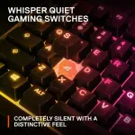 SteelSeries Apex 3 Wired Gaming Keyboard with 10-Zone RGB – Black