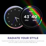 NZXT Kraken Elite 240mm Liquid Cooler with RGB Fan & 2.72" Display - Black
