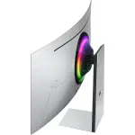 Samsung - 34" Odyssey QD-OLED G8 Curved Ultra-WQHD 175Hz, Gaming Monitor - Silver (LS34DG856SNXZA)