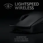Logitech PRO Wireless Gaming Mouse - RGB, Ambidextrous - Black