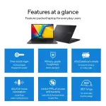ASUS - Vivobook 16 16" Laptop - AMD Ryzen 7 - Indie Black (M1605YA-ES74)