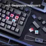 HyperX - Alloy Rise Full-size Wired Mechanical Linear Switch Gaming Keyboard - Black (7G7A3AA#ABA)