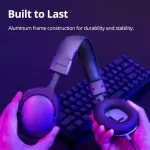 Tronsmart Gaming Headset for Nintendo Switch - Wired Over-Ear, Flip-to-Mute Mic