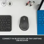Logitech M720 Triathlon Wireless Optical Mouse – Black