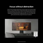 Samsung - 34" Odyssey QD-OLED G8 Curved Ultra-WQHD 175Hz, Gaming Monitor - Silver (LS34DG856SNXZA)
