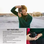 Canon EOS R8 4K Mirrorless Camera with RF24-50mm Lens – Black