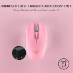 Razer - Orochi V2 Lightweight Wireless Optical Gaming Mouse With 950 Hour Battery Life - Wireless - Quartz