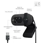 Logitech Brio 100 1080p Webcam for Meetings & Streaming – Graphite