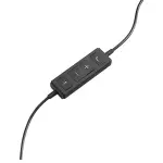 Logitech - H570e Mono Wired Over-ear Headset - Black
