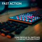 Logitech - G915 X LIGHTSPEED Full-size Wireless Mechanical GL Blue Clicky Switch Gaming Keyboard for PC/Mac - Black (920-012704)