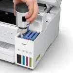 Epson - EcoTank ET-3850 All-in-One Supertank Printer (Refurbished) - White, Cartridge-Free
