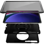 SaharaCase - Protection Hand Strap Series Case for Samsung Galaxy Tab S8, Tab S9, and Tab S9 FE - Black (TB00327)