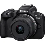 Canon EOS R50 4K Mirrorless Camera with RF-S 18-45mm Lens – Black