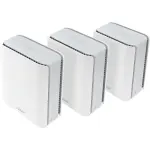 ASUS - ZenWifi BE14000 3-PK Tri-band WiFi 7 (802.11be) Smart AiMesh Extendable Router - White (ZenWifi BE14000 3-PK)