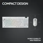Logitech PRO X TKL LIGHTSPEED Wireless Gaming Keyboard with RGB - White