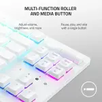 Razer - DeathStalker V2 Pro TKL Wireless Optical Linear Switch Gaming Keyboard - White (RZ03-04373500-R3M1)