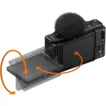 Sony ZV-1F Vlog Camera for Content Creators – Black