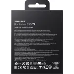 Samsung - T9 Portable SSD 2TB, Up to 2,000MB/s, USB 3.2 Gen2 - Gray