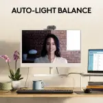 Logitech Brio 100 1080p Webcam for Meetings & Streaming – Graphite