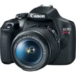 Canon EOS Rebel T7 DSLR Two Lens Kit – Black