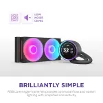 NZXT Kraken Elite 240mm Liquid Cooler with RGB Fan & 2.72" Display - Black
