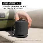 Sony - XB100 Compact Bluetooth Speaker - Black (SRSXB100/B)