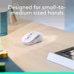 Logitech Signature M650 Wireless Mouse – Silent Clicks, Off-White