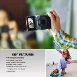 Canon PowerShot V10 4K 20.9MP Digital Camera – Black