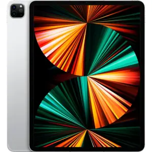 Apple - Geek Squad Certified Refurbished 12.9-Inch iPad Pro with Wi-Fi + Cellular - 128GB (Unlocked) - Silver