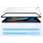 SaharaCase - Tempered Glass Screen Protector for Apple iPad 10.2 (7th, 8th, 9th Generation 2019-2021) - Clear