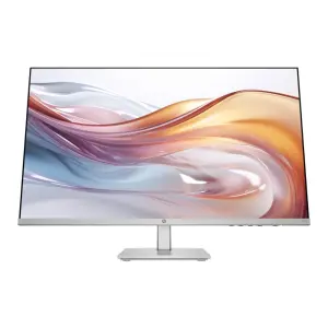 HP 27" FHD 100Hz IPS Monitor with Adjustable Height – Silver & Black
