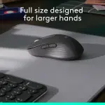 Logitech Signature M650 L Wireless Optical Mouse with Silent Clicks – Graphite